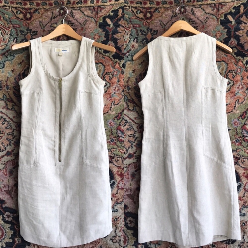 Michael Kors Beige Linen Dress